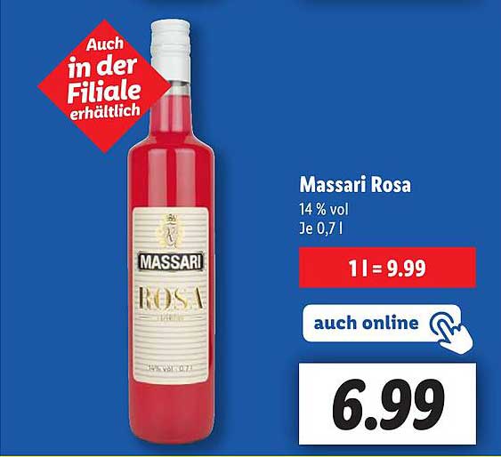 Massari Rosa 0,7 l – Für besondere Anlässe