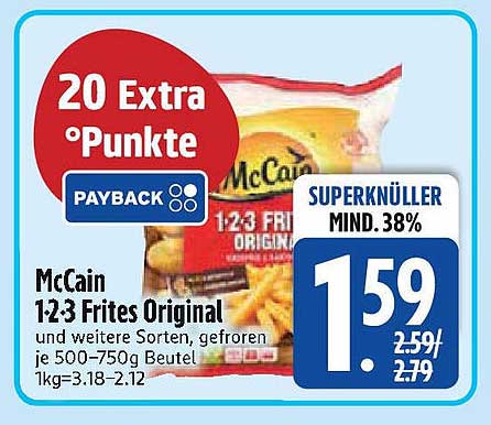 McCain 1-2-3 Frites Original