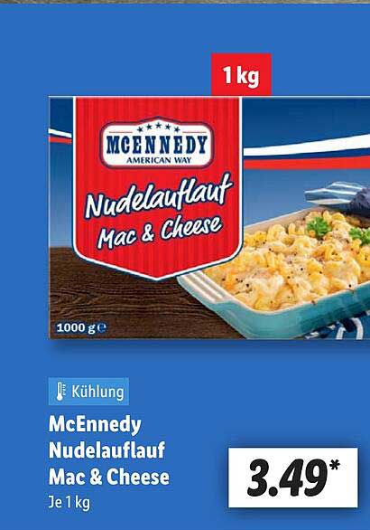 McEnnedy Nudelauflauf Mac & Cheese 1 kg