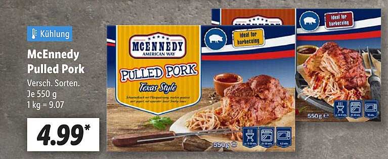 McEnnedy Pulled Pork Texas Style 550 g
