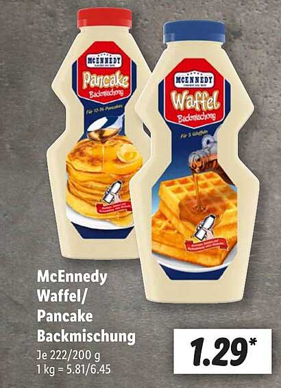 McEnnedy Waffel/Pancake Backmischung