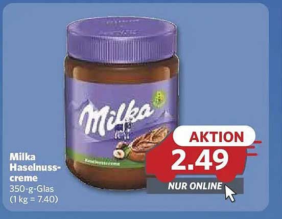Milka Haselnusscreme 350-g-Glas