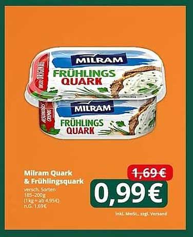Milram Frühlings Quark & Frühlingsquark 250g