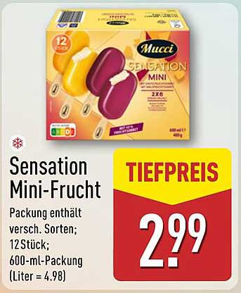 Mucci Sensation Mini-Frucht – Vielseitiger Genuss für heiße Tage