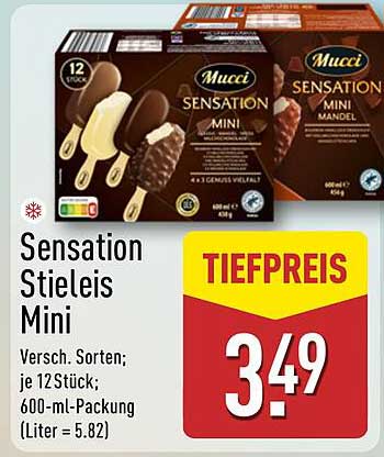 Mucci Sensation Stieleis Mini - 12 Stück