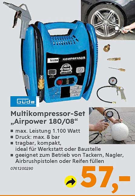 Multikompressor-Set „Airpower 180/08“