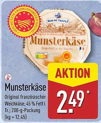Munsterkäse - Original französischer Weichkäse