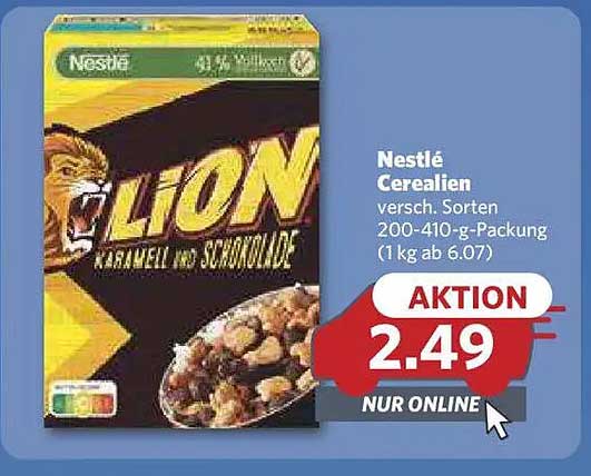 Nestlé Ceralien versch. Sorten 200-410-g-Packung (1 kg ab 6.07)