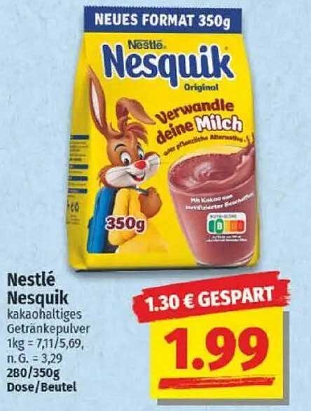Nestlé Nesquik Kakao Drinkpulver 350g