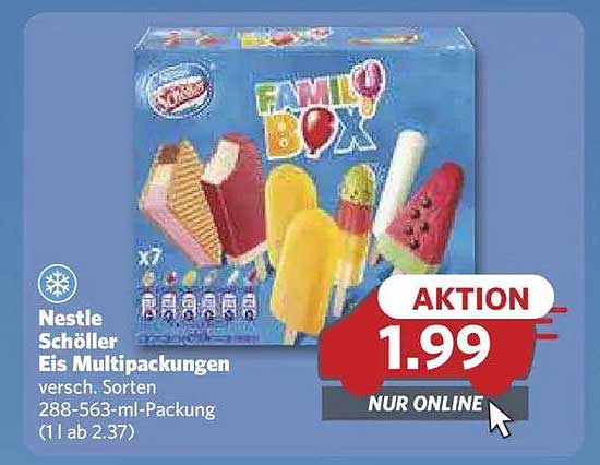Nestlé Schöller Eis Multipackungen – Family Box