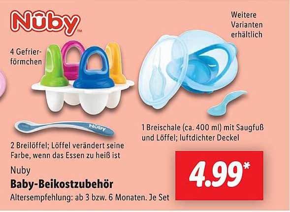 Nuby Baby-Beikostzubehör