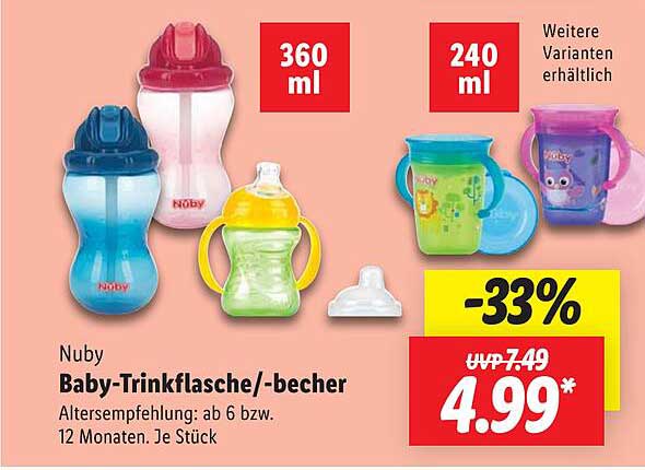 Nuby Baby-Trinkflasche/-becher
