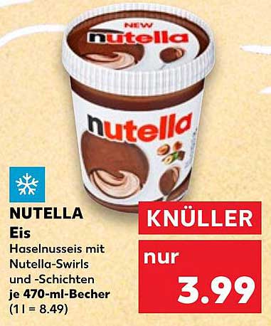 NUTELLA Eis 470-ml-Becher