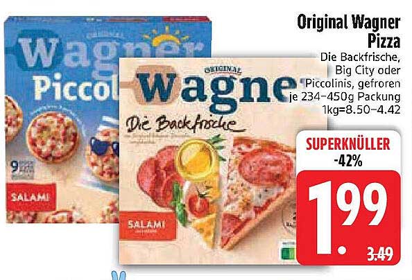 Original Wagner Pizza – Die Backfrische