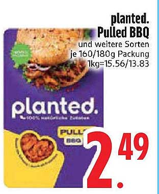 planted. Pulled BBQ und weitere Sorten je 160/180g Packung