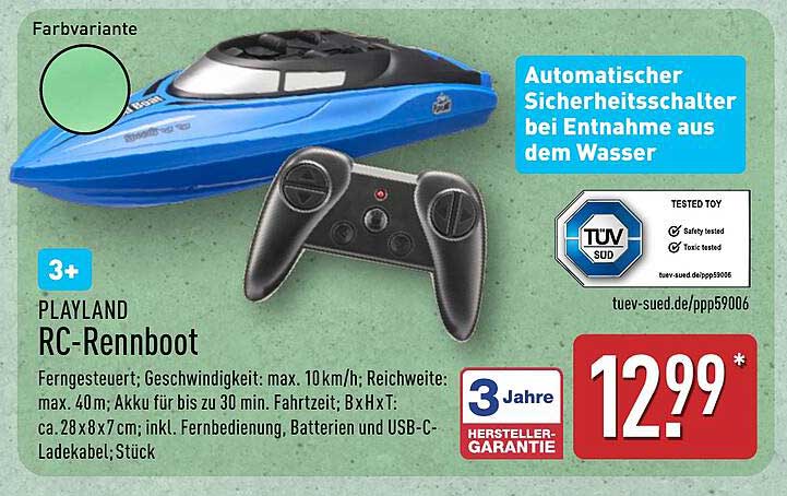 PLAYLAND RC-Rennboot