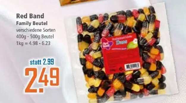 Red Band Family Beutel 400g - 500g verschiedene Sorten