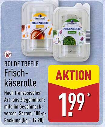 Roi de Trefle Frischkäserolle