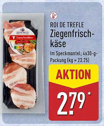 ROI DE TREFLE Ziegenfrischkäse im Speckmantel