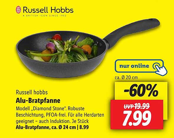 Russell Hobbs Alu-Bratpfanne "Diamond Stone"