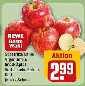 Snack Äpfel - Beste Wahl von REWE