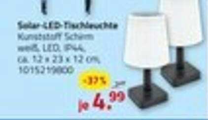 Solar-LED-Tischleuchte