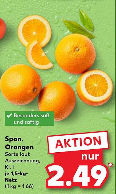 Spanische Orangen - besonders süß und saftig