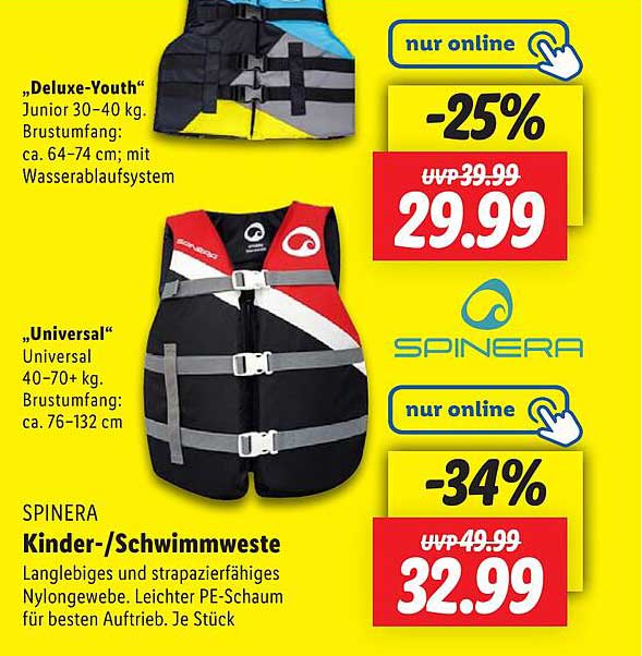 SPINERA Kinder-/Schwimmweste