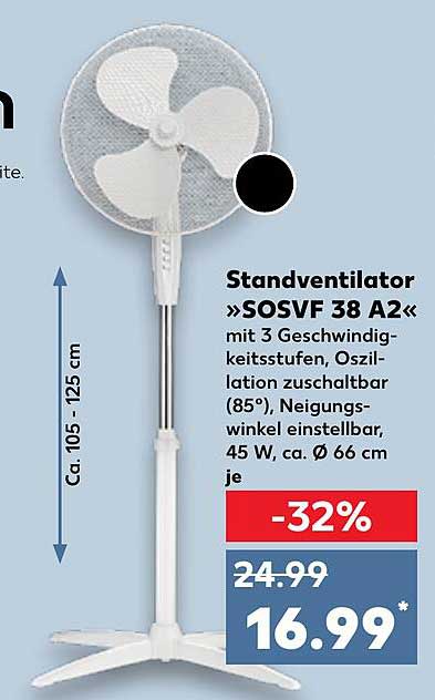Standventilator »SOSVF 38 A2«