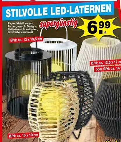 Stilvolle LED-Laternen
