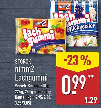 StorcK nimm2 Lachgummi - Verschiedene Sorten