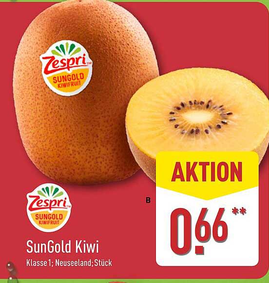 SunGold Kiwi - Klasse 1 aus Neuseeland, Stück