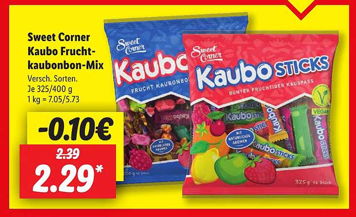 Sweet Corner Kaubo Fruchtkaubonbon-Mix