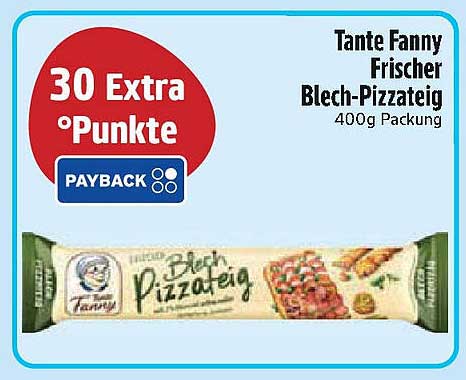 Tante Fanny Frischer Blech-Pizzateig 400g