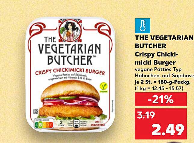 The Vegetarian Butcher Crispy Chickimicki Burger