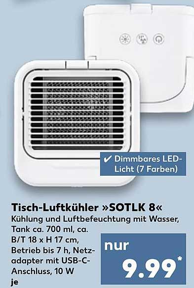 Tisch-Luftkühler »SOTLK 8«