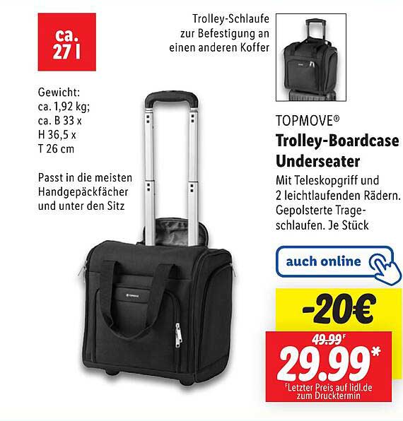 TOPMOVE® Trolley-Boardcase Underseater