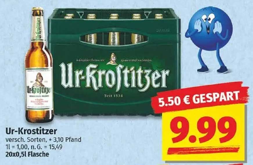 Ur-Krostitzer 20x0,5l Kasten