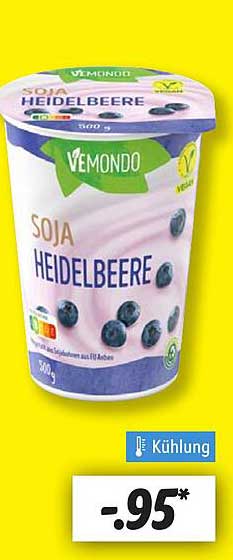 Vemondo Soja Heidelbeere 500g