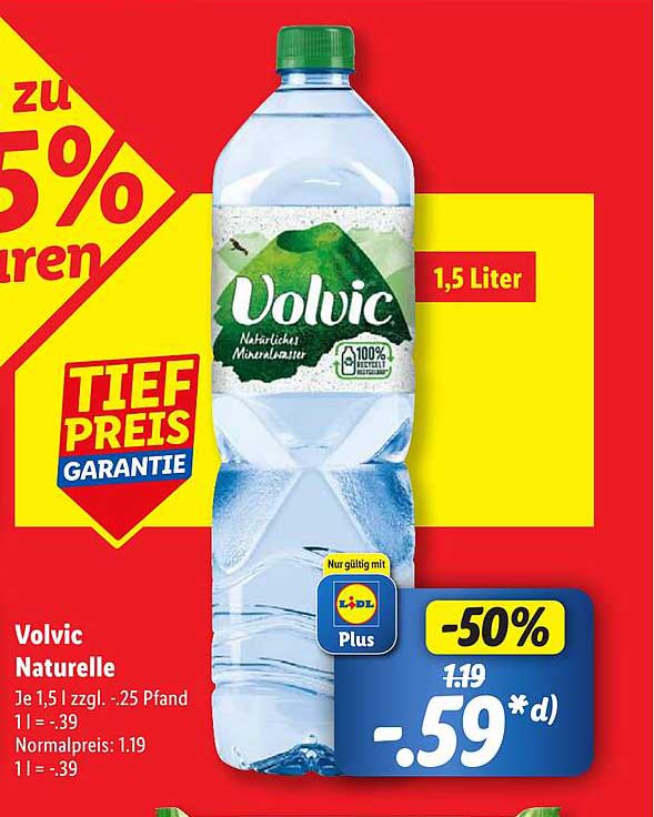 Volvic Naturelle 1,5 Liter