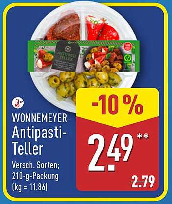 Wonnemeyer Antipasti-Teller - Verschiedene Sorten