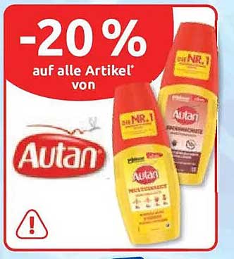 -20% auf alle Artikel* von Autan