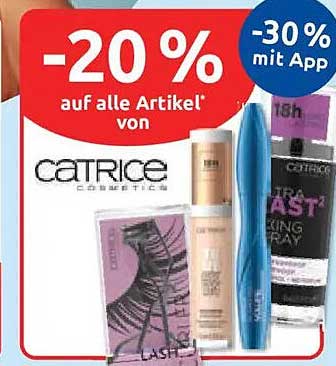-20 % auf alle Artikel* von CATRICE