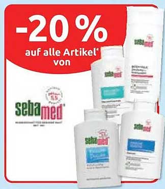 -20 % auf alle Artikel von sebamed
