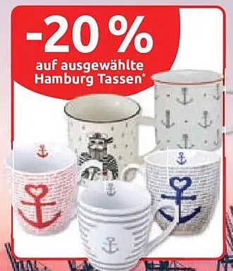 -20 % auf ausgewählte Hamburg Tassen