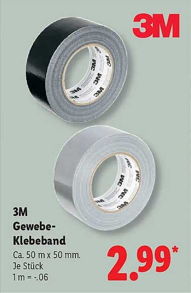 3M Gewebe-Klebeband