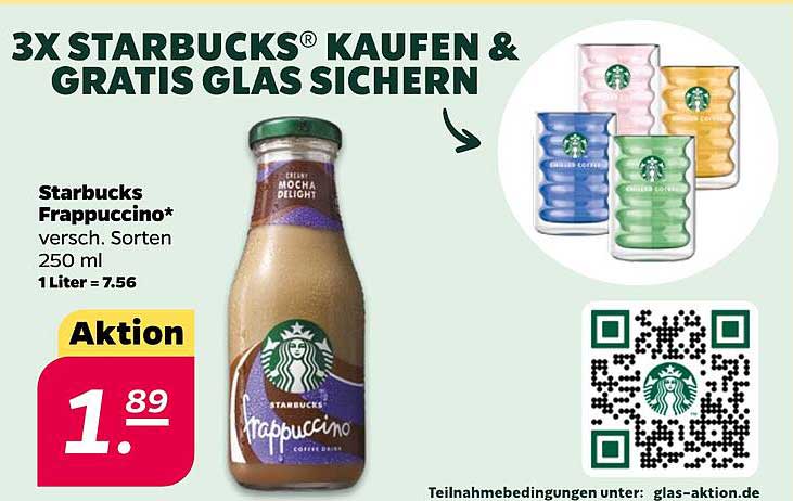 3X STARBUCKS® KAUFEN & GRATIS GLAS SICHERN