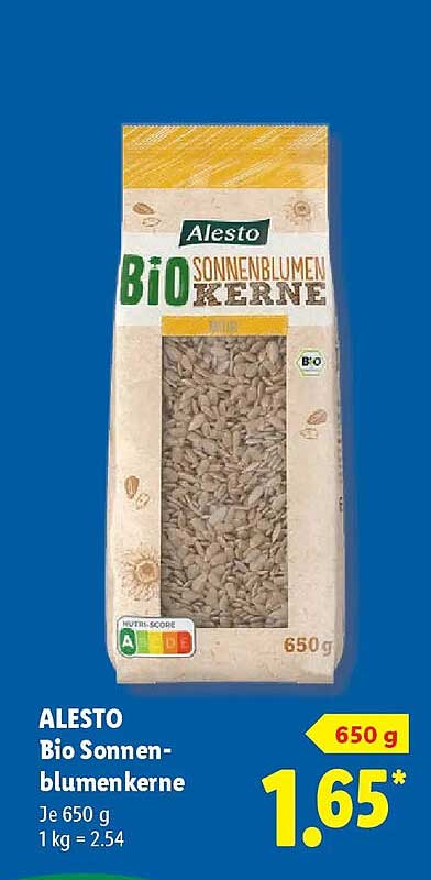 ALESTO Bio Sonnenblumenkerne