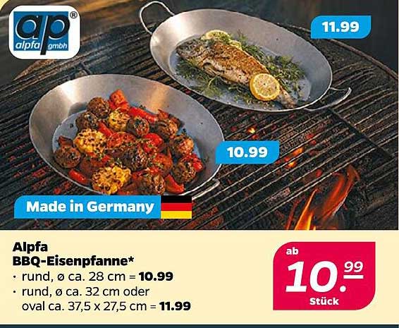 Alpa BBQ-Eisenpfanne*