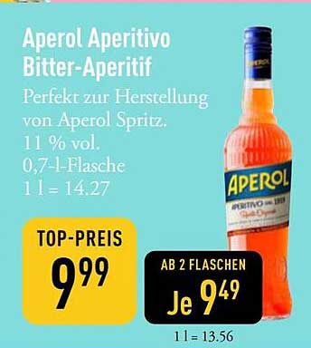 Aperol Aperitivo Bitter-Aperitif